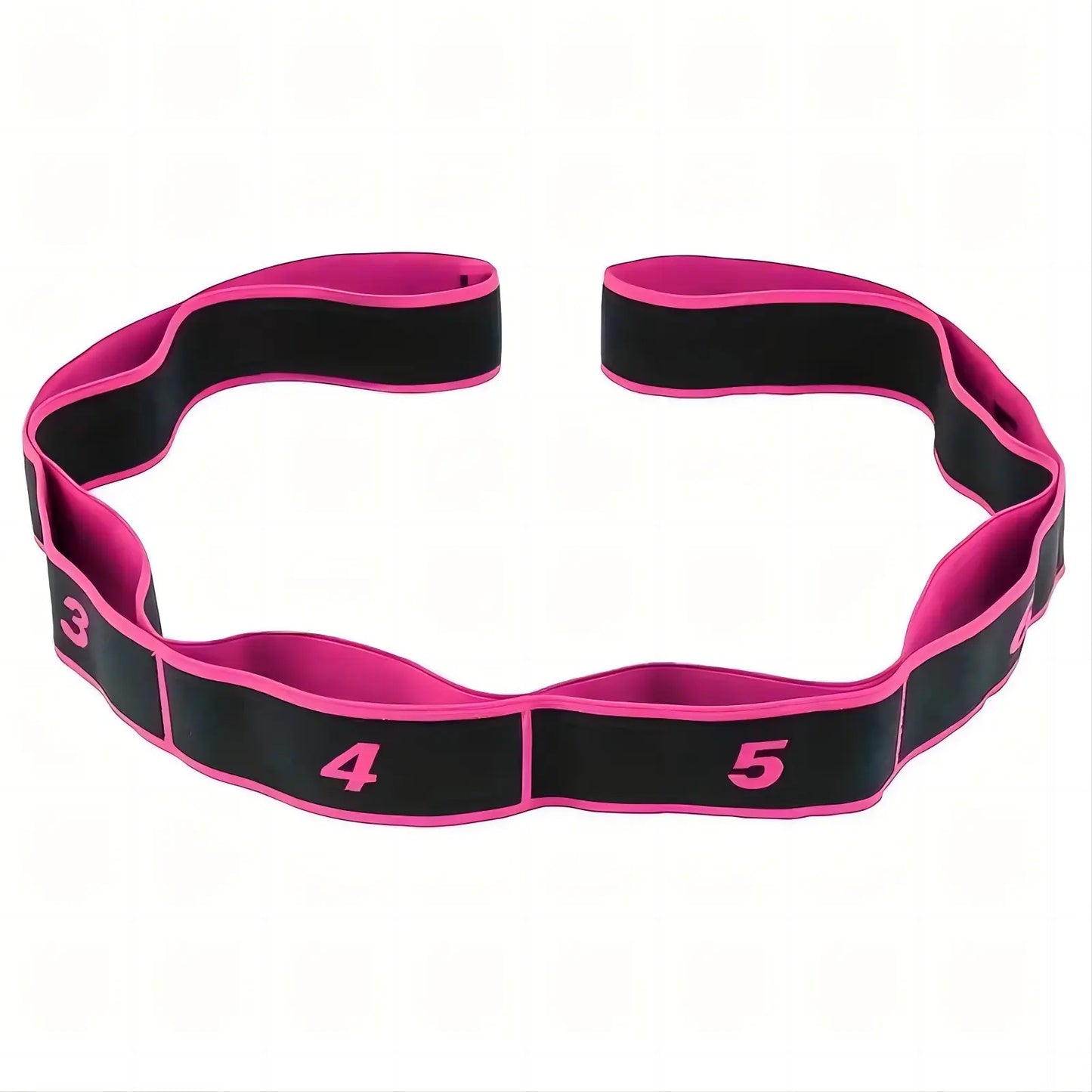No More Stiff Shoulders! Yoga Resistance Bands - Yoga Number Bands - Latex Resistance Bands for Back Stretching - Essential for Yoga/Pilates/Workout - Suitable for Beginners to Professionals | Top Choice Fitness Gift Women'S Sports