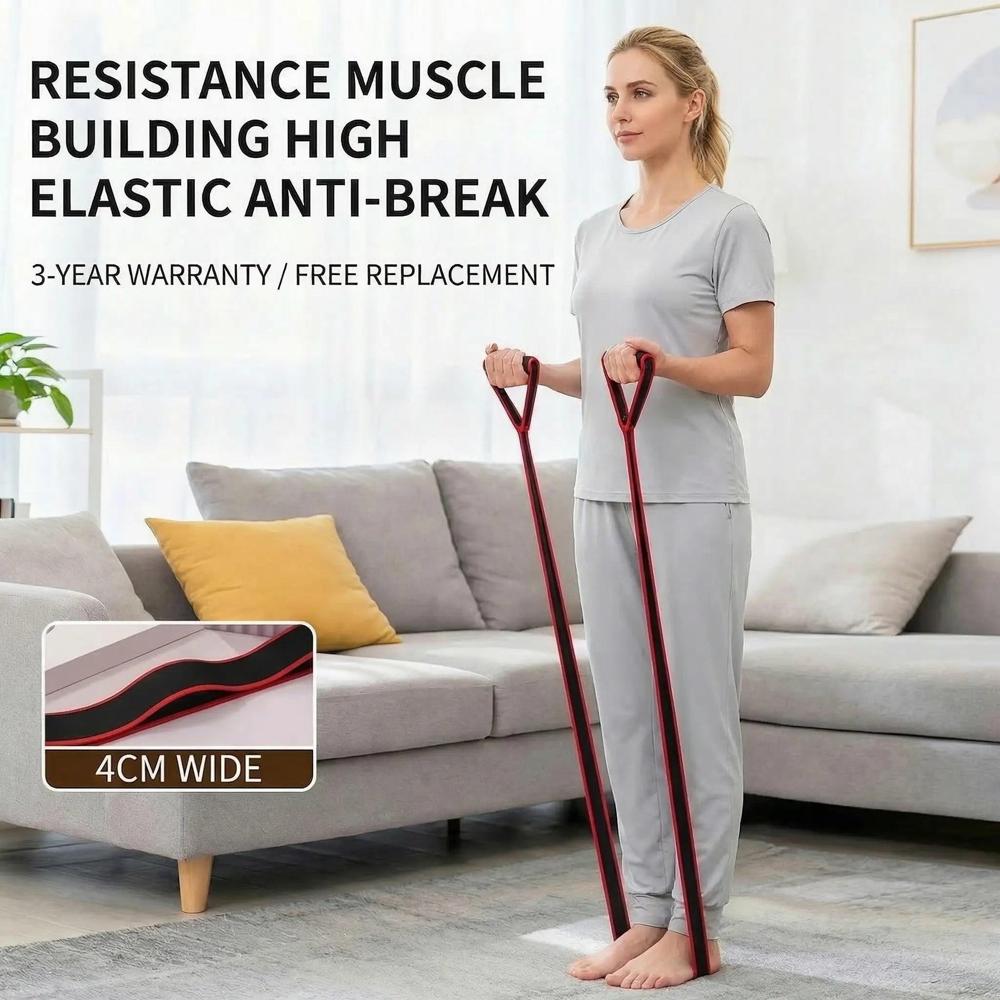 No More Stiff Shoulders! Yoga Resistance Bands - Yoga Number Bands - Latex Resistance Bands for Back Stretching - Essential for Yoga/Pilates/Workout - Suitable for Beginners to Professionals | Top Choice Fitness Gift Women'S Sports