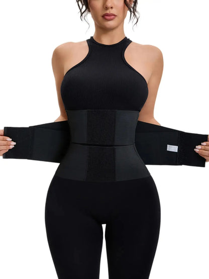 Women's Adjustable Dual-Layer Compression Waist Belt for Body Shaping and Abdominal Control, Comfortable and Breathable for Daily Use and Fitness