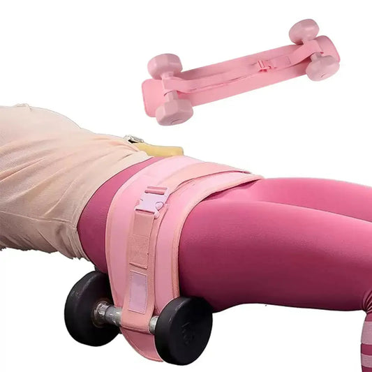 Adjustable Resistance Hip Thrust Belt for Home Workouts, Kettlebell Training, and Butt Shaping with Enhanced Cushioning and Resistance Control