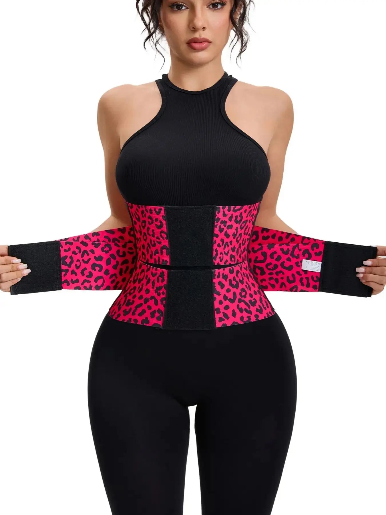 Women's Adjustable Dual-Layer Compression Waist Belt for Body Shaping and Abdominal Control, Comfortable and Breathable for Daily Use and Fitness