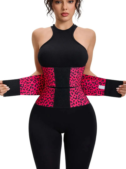 Women's Adjustable Dual-Layer Compression Waist Belt for Body Shaping and Abdominal Control, Comfortable and Breathable for Daily Use and Fitness