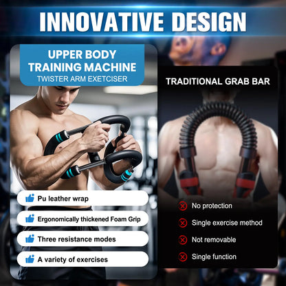 Relife Sports Twister Arm Trainer for Men - Compact Spring Resistance Chest & Shoulder Training Equipment, Adjustable & Portable Home Fitness Equipment Summervibes