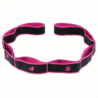 No More Stiff Shoulders! Yoga Resistance Bands - Yoga Number Bands - Latex Resistance Bands for Back Stretching - Essential for Yoga/Pilates/Workout - Suitable for Beginners to Professionals | Top Choice Fitness Gift Women'S Sports