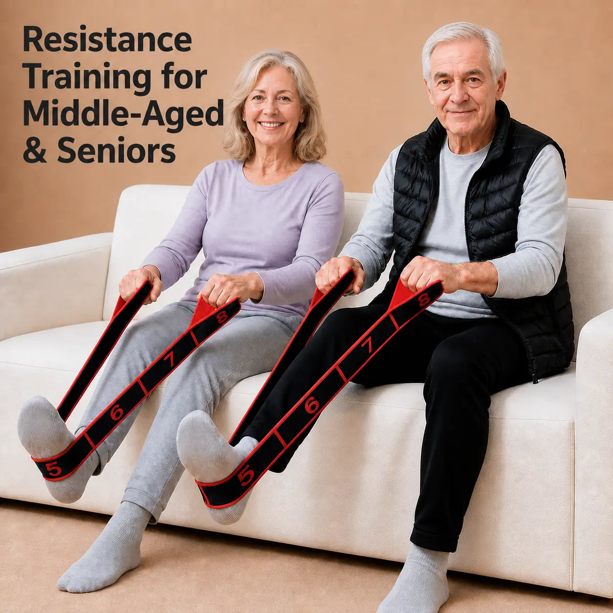 No More Stiff Shoulders! Yoga Resistance Bands - Yoga Number Bands - Latex Resistance Bands for Back Stretching - Essential for Yoga/Pilates/Workout - Suitable for Beginners to Professionals | Top Choice Fitness Gift Women'S Sports